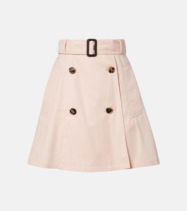 Burberry Burberry Josselyn belted cotton miniskirt