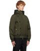 Burberry Burberry Khaki Hooded Quilted Nylon Bomber Jacket - 2