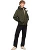 Burberry Burberry Khaki Hooded Quilted Nylon Bomber Jacket - 4