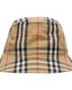 Burberry Burberry Kids Beige Check Cotton Bucket Hat - 1