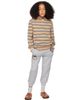 Burberry Burberry Kids Beige Long-Sleeve Icon Stripe Cotton T-shirt - 4
