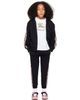 Burberry Burberry Kids Black Check Tape Hoodie - 4