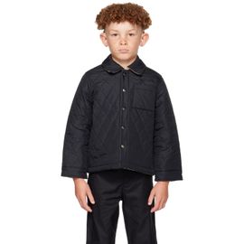 Burberry Burberry Kids Black Reversible Quilted Nylon Jacket