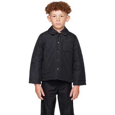 Burberry Burberry Kids Black Reversible Quilted Nylon Jacket