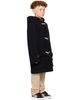 Burberry Burberry Kids Black Wool Blend Duffle Coat - 2