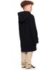 Burberry Burberry Kids Black Wool Blend Duffle Coat - 3
