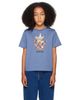 Burberry Burberry Kids Blue Cosy Bear Cotton T-shirt - 1