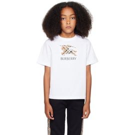 Burberry Burberry Kids White Cedar Knight T-shirt