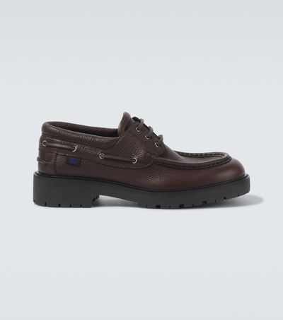 Burberry Burberry Leather boat shoes