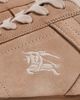 Burberry Burberry Leather Knight Runner Sneakers Flax/Dove Beige - 6