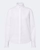 Burberry Burberry Logo ruffled cotton poplin shirt - 1