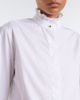Burberry Burberry Logo ruffled cotton poplin shirt - 3