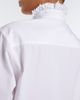Burberry Burberry Logo ruffled cotton poplin shirt - 4