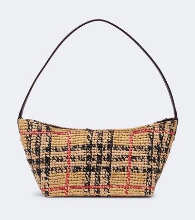 Burberry Burberry Margate Mini raffia shoulder bag