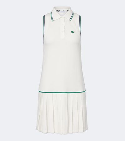 Burberry Burberry Martina cotton piqué tennis dress