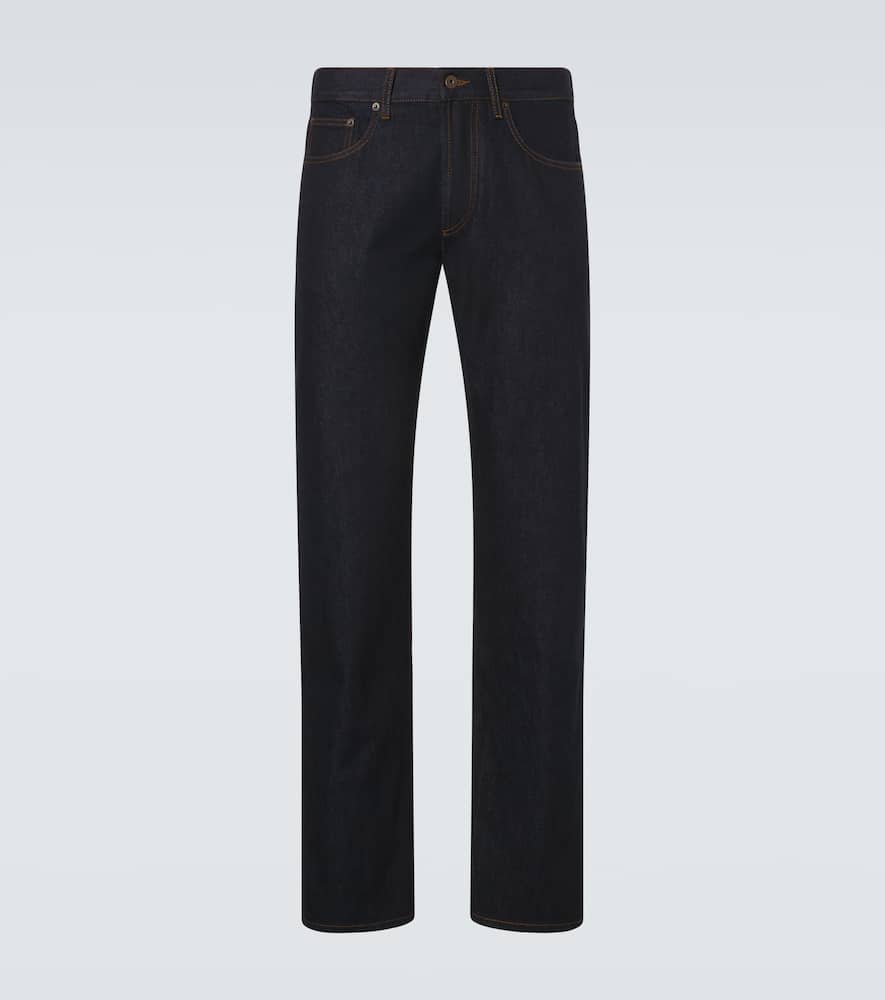 Burberry - Mid-rise straight-leg jeans