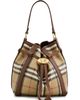 Burberry Burberry Mini Drawstring Bucket Bag Archive Beige One - 1