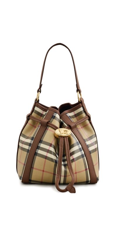Burberry Burberry Mini Drawstring Bucket Bag Archive Beige One