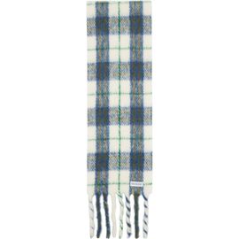 Burberry Burberry Navy & White Small Check Scarf