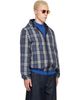 Burberry Burberry Navy Check Newport Hooded Reversible Jacket - 2