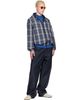 Burberry Burberry Navy Check Newport Hooded Reversible Jacket - 4