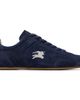 Burberry Burberry Navy Suede Knight Runner Sneakers - 1