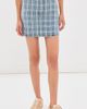 Burberry Burberry Norcross Denim Checkard Skirt Light Indigo Blue - 3