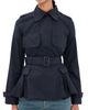 Burberry Burberry Nylon Pembury Trench Jacket Navy - 1