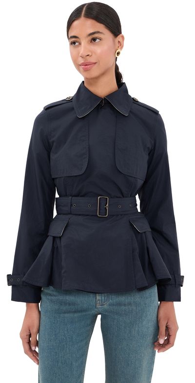Burberry Burberry Nylon Pembury Trench Jacket Navy