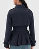 Burberry Burberry Nylon Pembury Trench Jacket Navy - 3