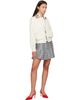 Burberry Burberry Off-White Cropped Tropical Gabardine Hayfield Harrington Jacket - 4