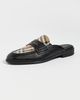 Burberry Burberry Opal Check Mule Loafers BLACK/ARCHIVE BEIGE - 2
