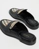 Burberry Burberry Opal Check Mule Loafers BLACK/ARCHIVE BEIGE - 4