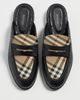 Burberry Burberry Opal Check Mule Loafers BLACK/ARCHIVE BEIGE - 5