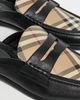 Burberry Burberry Opal Check Mule Loafers BLACK/ARCHIVE BEIGE - 6