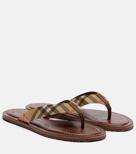 Burberry Burberry Pavilion Buberry Check thong sandals