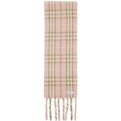 Burberry Burberry Pink Small Check Scarf