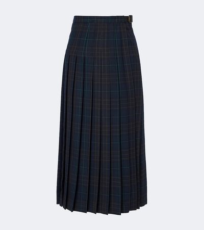 Burberry Burberry Plaid pleated midi skirt