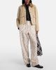 Burberry Burberry Printed high-rise silk palazzo pants - 2