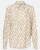 Burberry Burberry Printed silk poplin shirt - 1