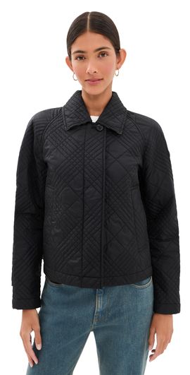 Burberry Burberry Quilted Nylon Tiffield Jacket Black