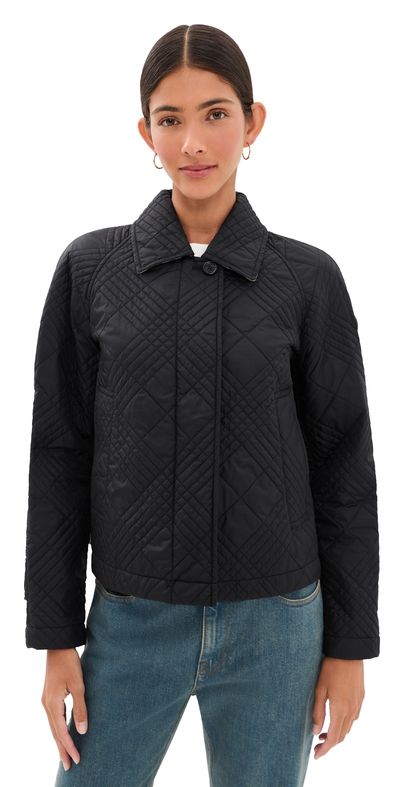 Burberry Burberry Quilted Nylon Tiffield Jacket Black
