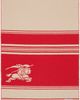 Burberry Burberry Red & Beige EKD Striped Wool Scarf - 2