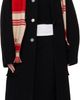 Burberry Burberry Red & Beige EKD Striped Wool Scarf - 3