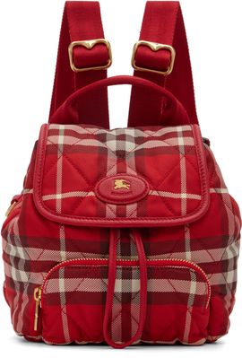 Burberry Burberry Red Mini Horseshoe Backpack​