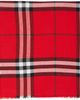 Burberry Burberry Red Wide Check Wool Scarf - 2