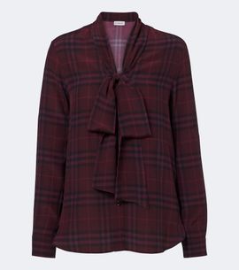 Burberry Burberry Rhiannon Burberry Check silk blouse