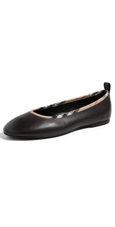 Burberry Burberry Robin Ballerina Flats Peat Brown