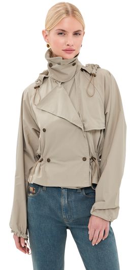 Burberry Burberry Rosewin Jacket Saltmarsh Beige