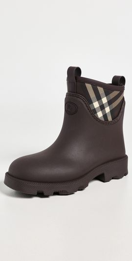 Burberry Burberry Rubber Marsh Stamp Low Boots Brown/Mahogany Ip Ch